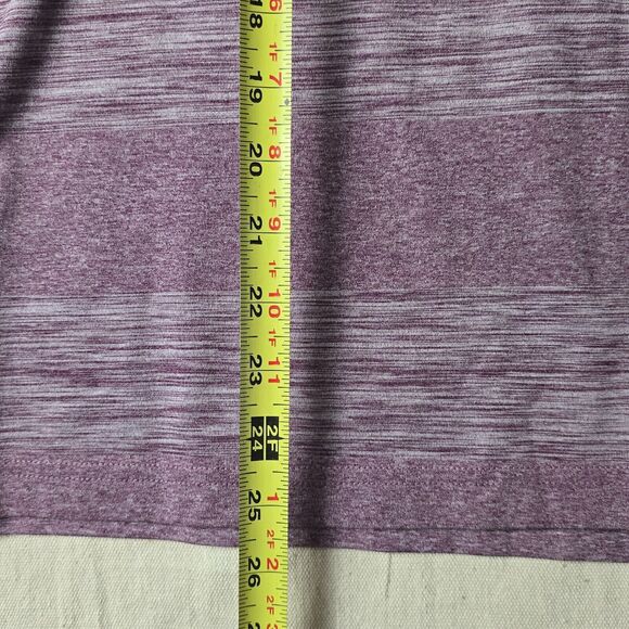 Greg Norman For Tasso‎ Elba Play Dry Golf Polo Shirt Sz XL Purple Stripe - Picture 4 of 12
